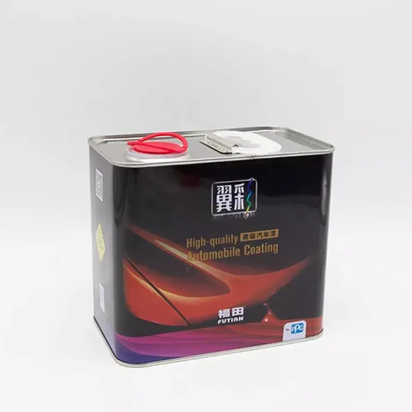 Lubricating oil can package