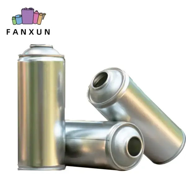 An empty aerosol canister
