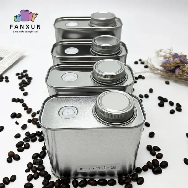 Canned Tea and Coffee Canisters Tin Cans