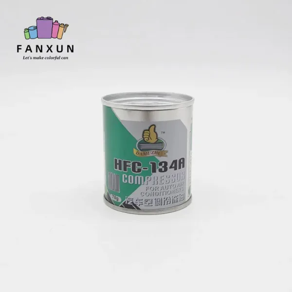 lubricating oil tin can easy open tinplate can