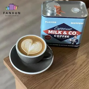 Metal Can Vintage Coffee Can