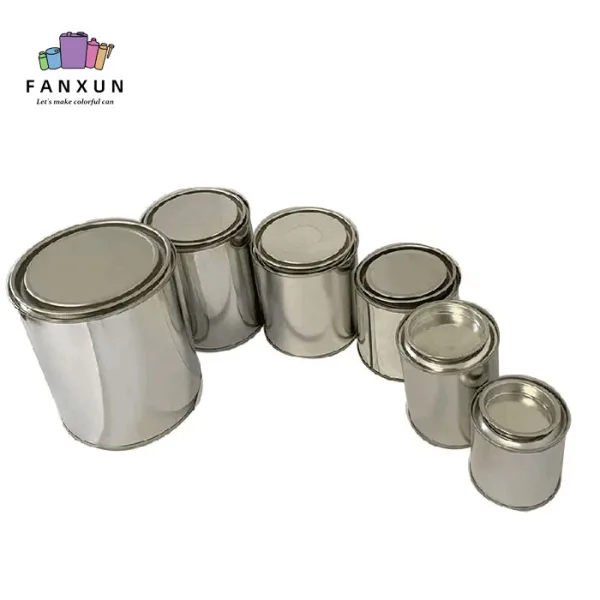 Round Metal Paint Tin Cans