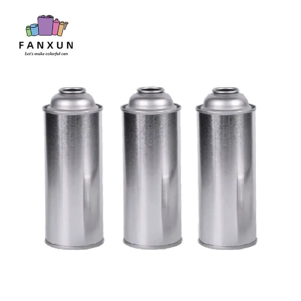 empty aerosol can with aerosol