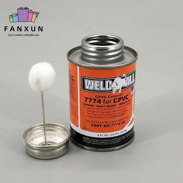 PVC adhesive cans