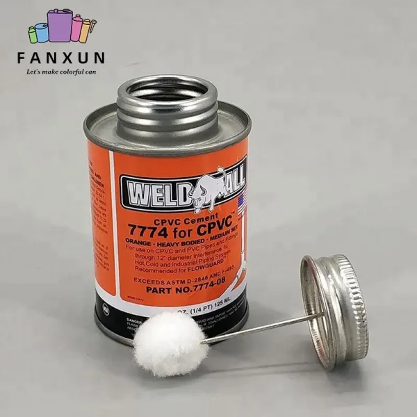 PVC adhesive cans