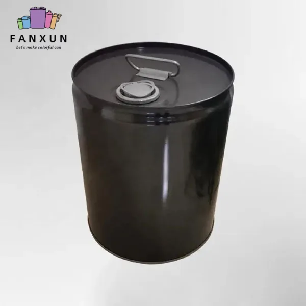 Round Tinplate Chemical Barrel