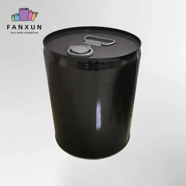 Round Tinplate Chemical Barrel