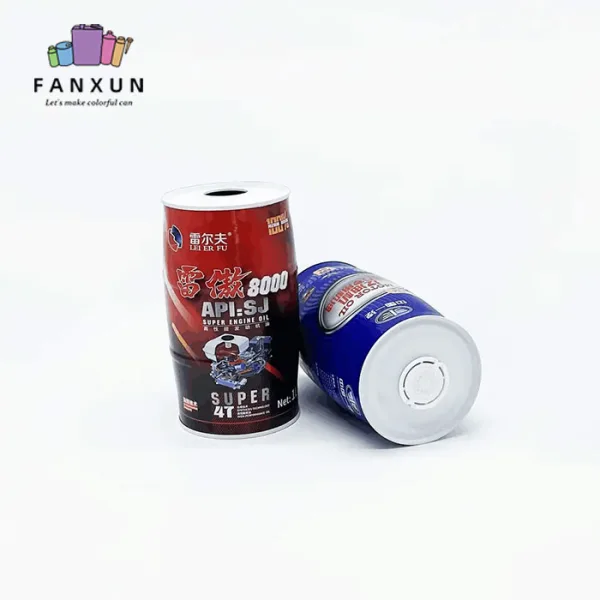 lubricant tin container