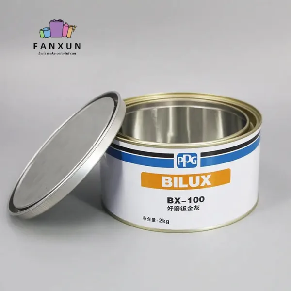 Wholesale manufacturer 2KG metal Tin Can