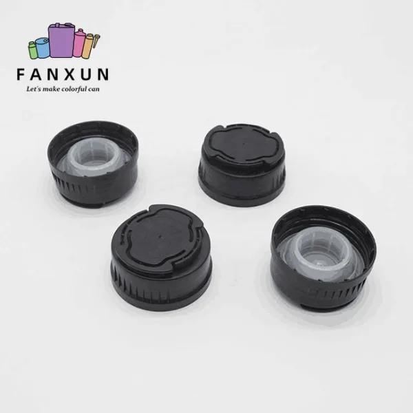 Black 4L Engine Oil Plastic Bottle Spout Lids