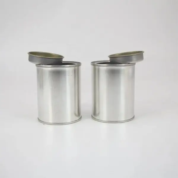 500ml empty round tinplate container paint can packaging