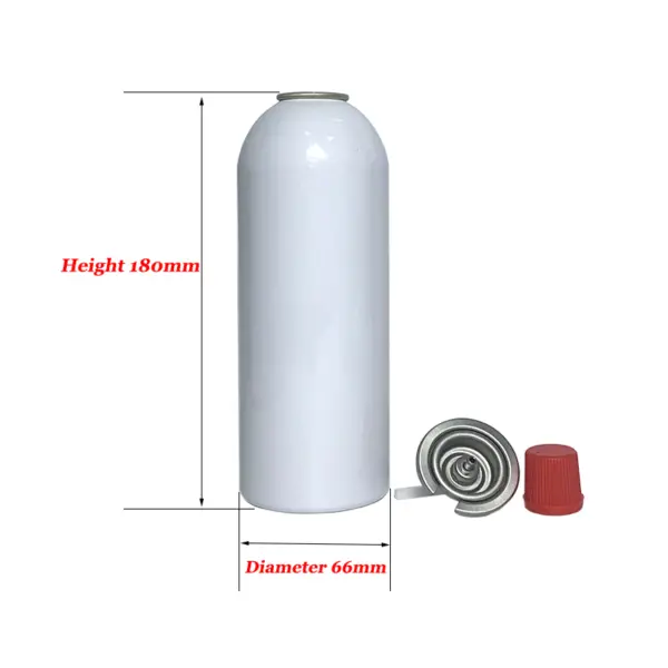 Customized Aluminum Aerosol Can for LPG