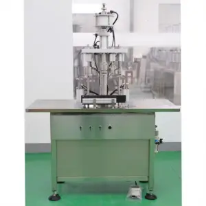 Semi-automatic medical oxygen fresh air aerosol can filling machine